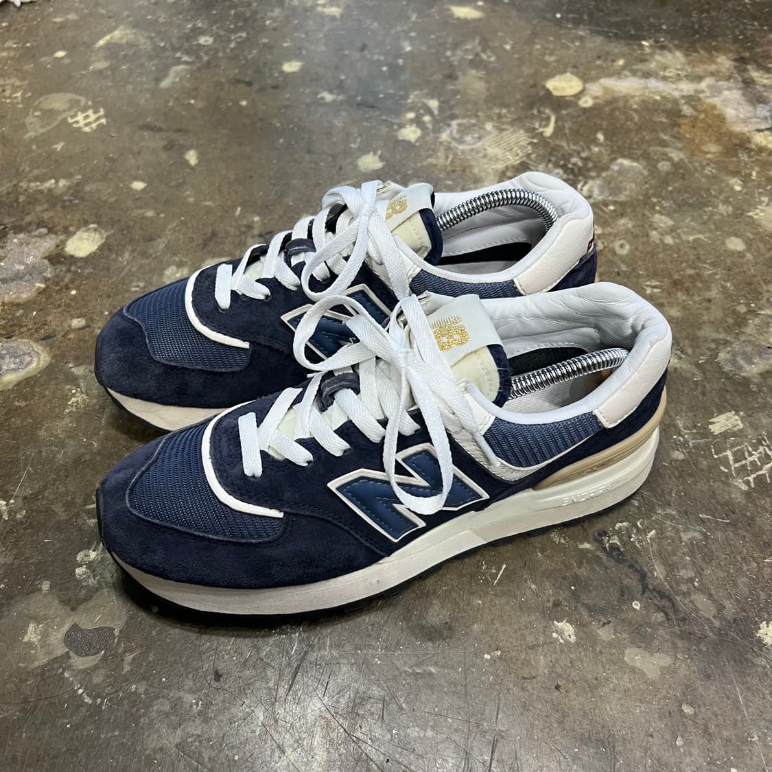 250) 뉴발란스 574 레거시 네이비 운동화 스니커즈 신발 상품이미지3