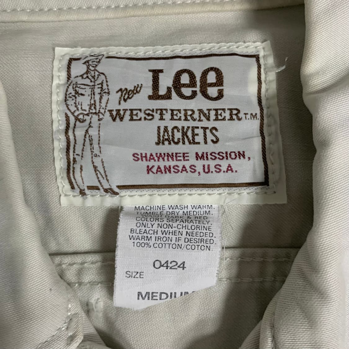 Lee 90s 웨스터너 자켓 100J 0424 상품이미지8