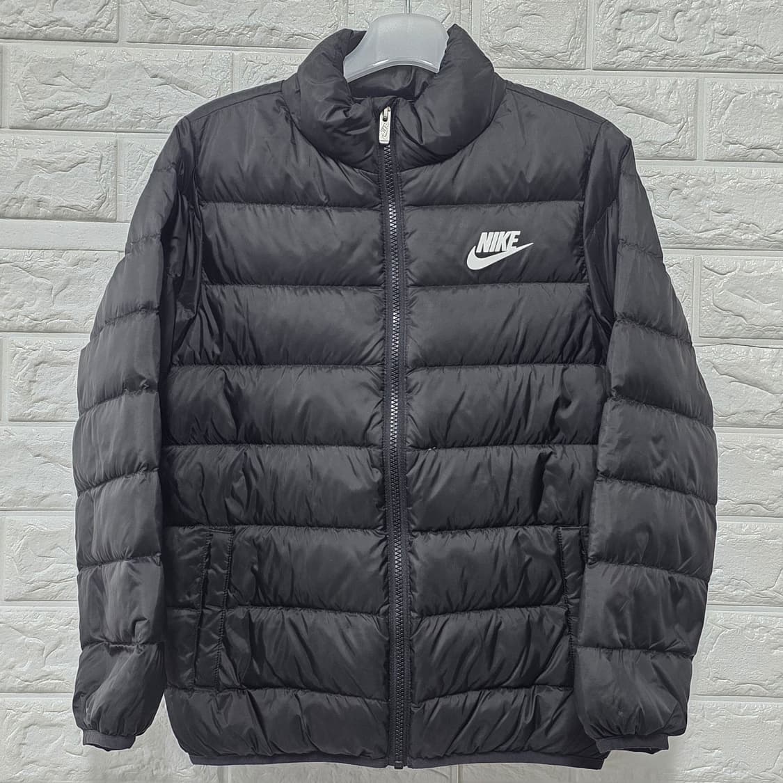 택포// 22s 나이키 블랙 경량 패딩 S 상품이미지1