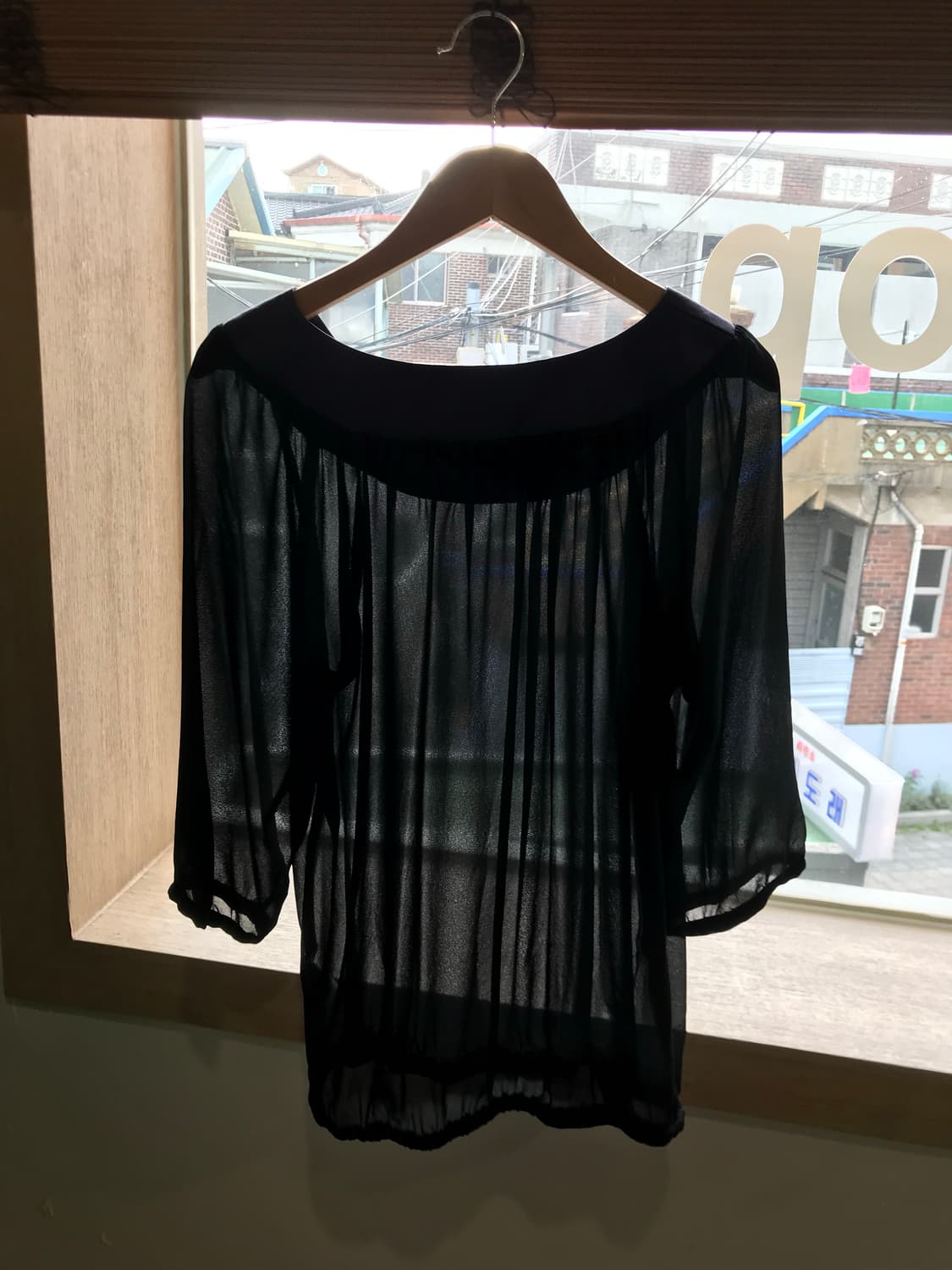 vintage see-through blouse 상품이미지6