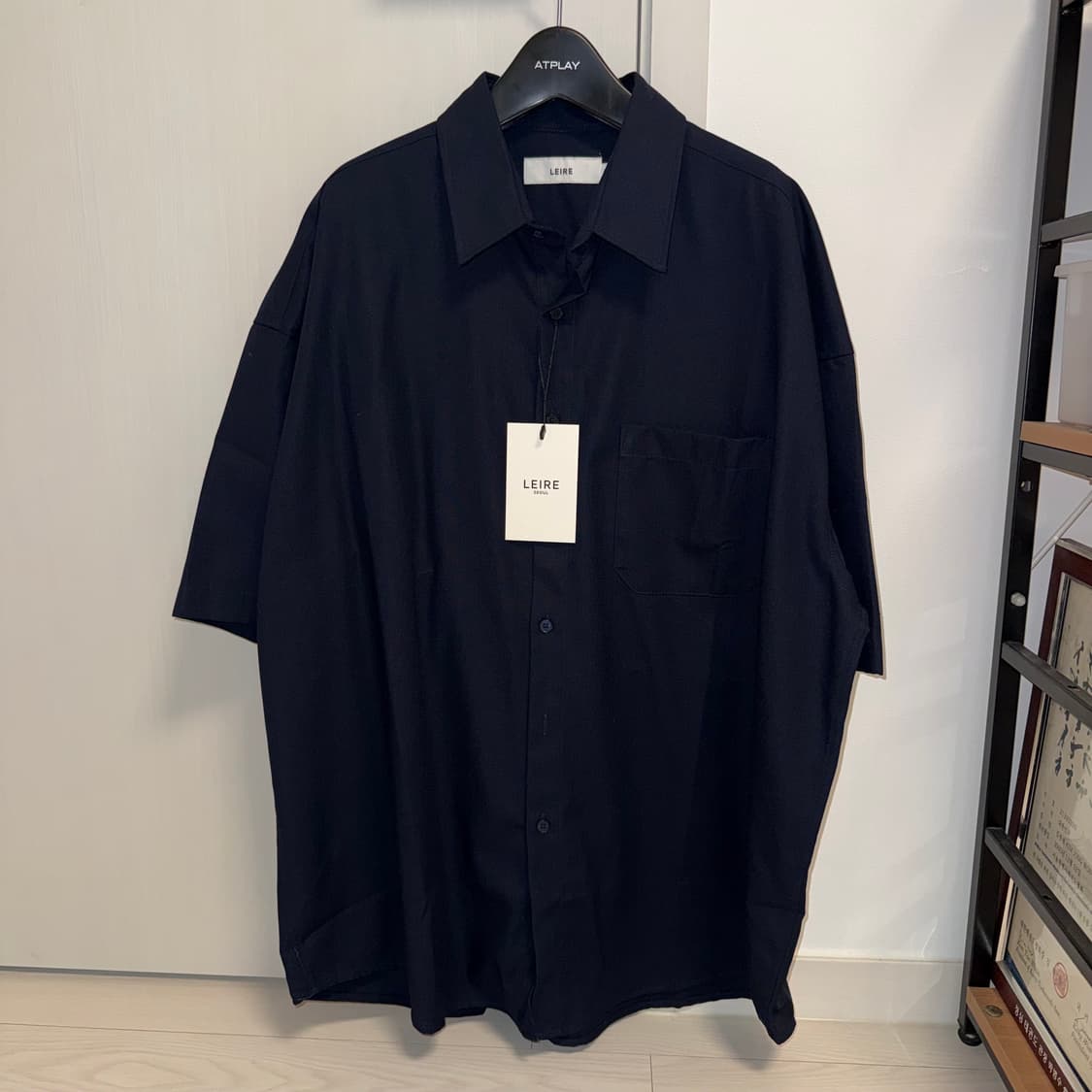 린넨 포켓 오버핏 반팔 셔츠 상품이미지2