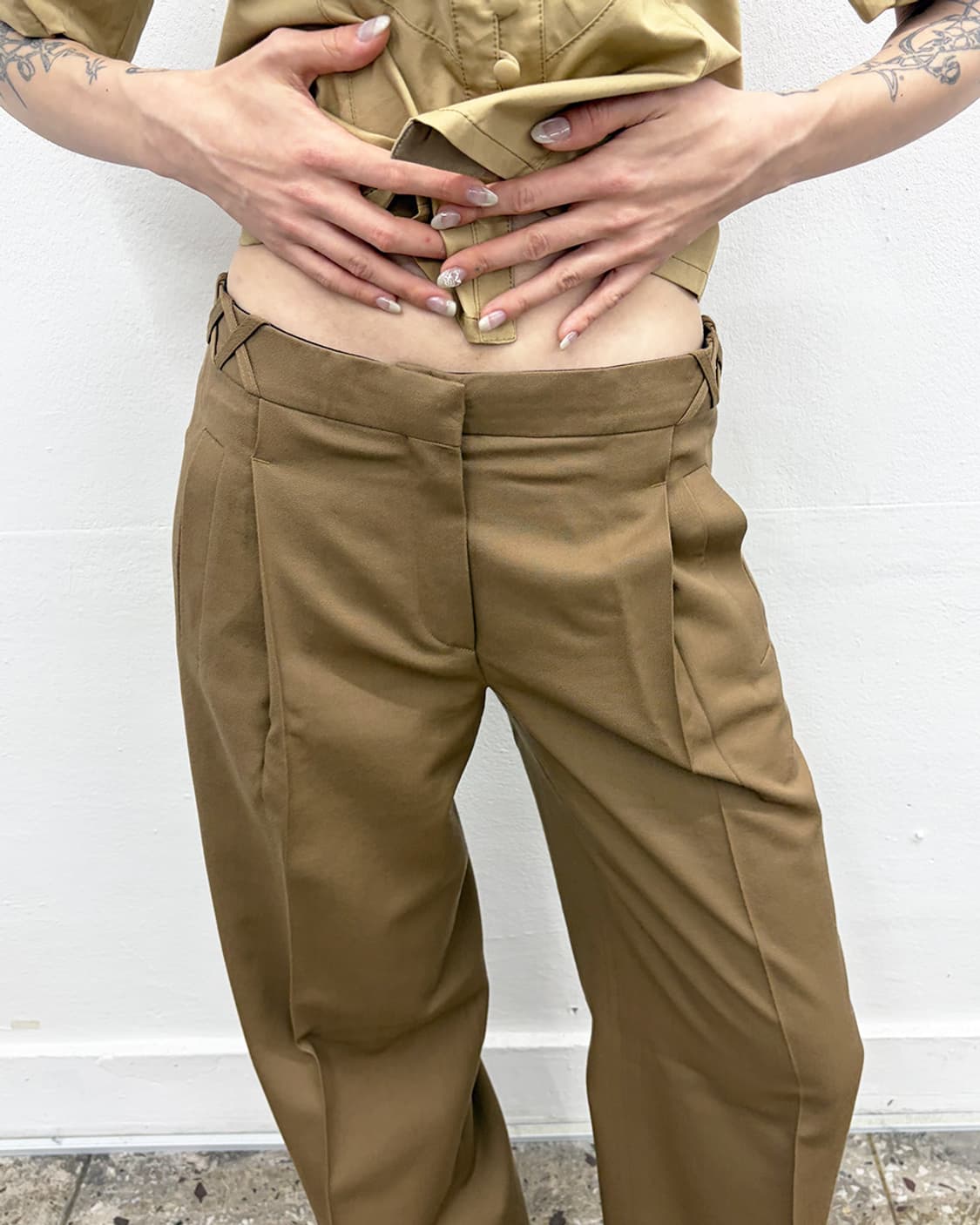 베로니크 브랑퀸호 2000F/W 브레이드 디테일 트라우저 상품이미지5