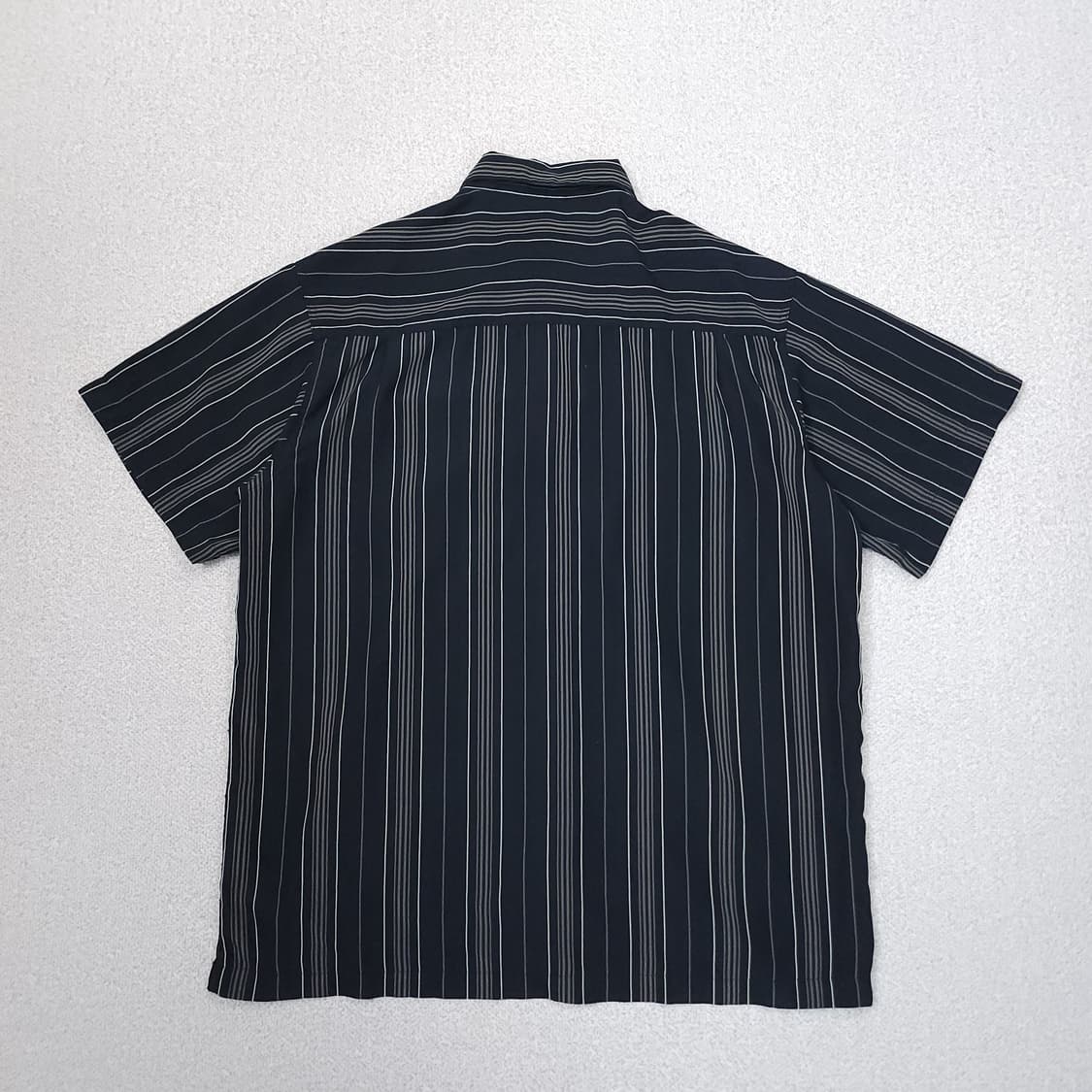 (L)haggar 남자 스트라이프 반팔 셔츠 브라운 갈색 남방 상품이미지8