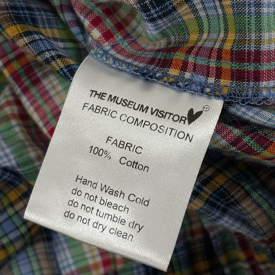 더 뮤지엄 비지터 러브 체크 자켓 상품이미지8