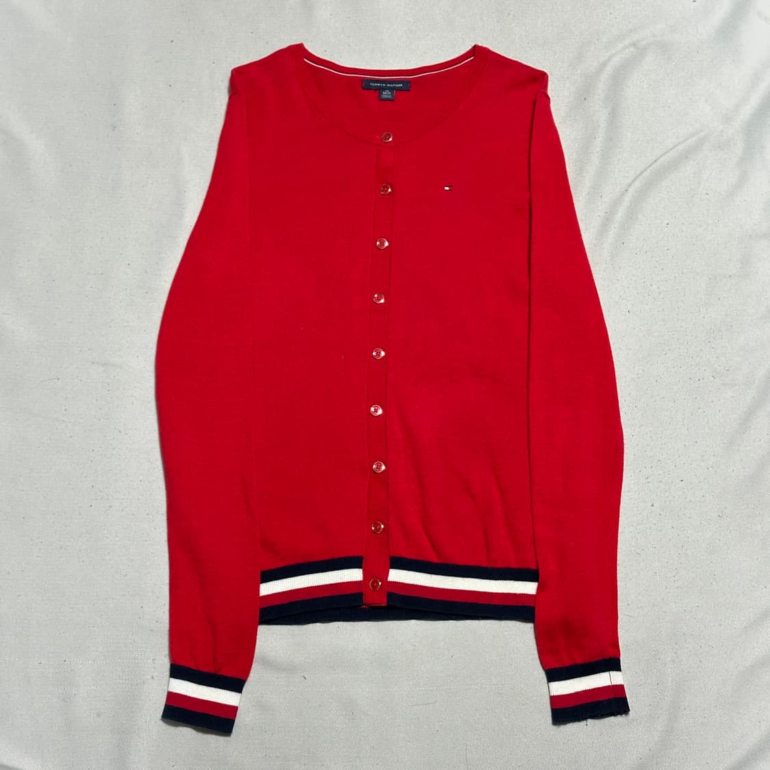 XS 타미힐피거 여성용 래드 코튼 가디건 상품이미지2
