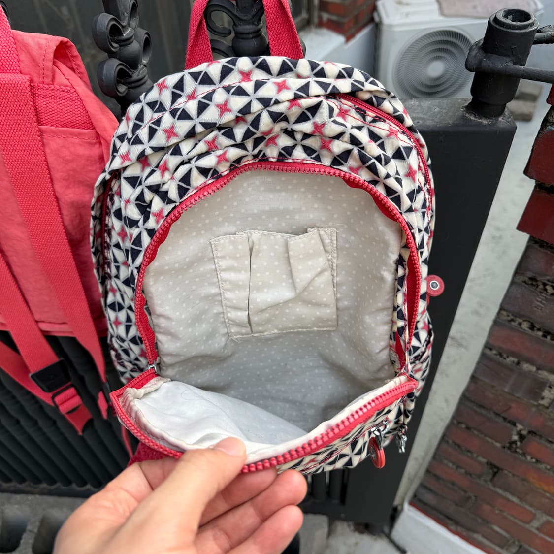 키플링 별 패턴 스타 지오 백팩 가방 상품이미지6