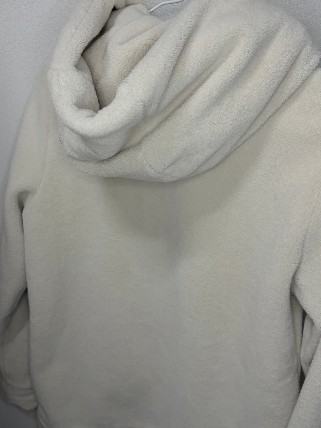 아이보리 투웨이 후드집업 후리스 상품이미지2