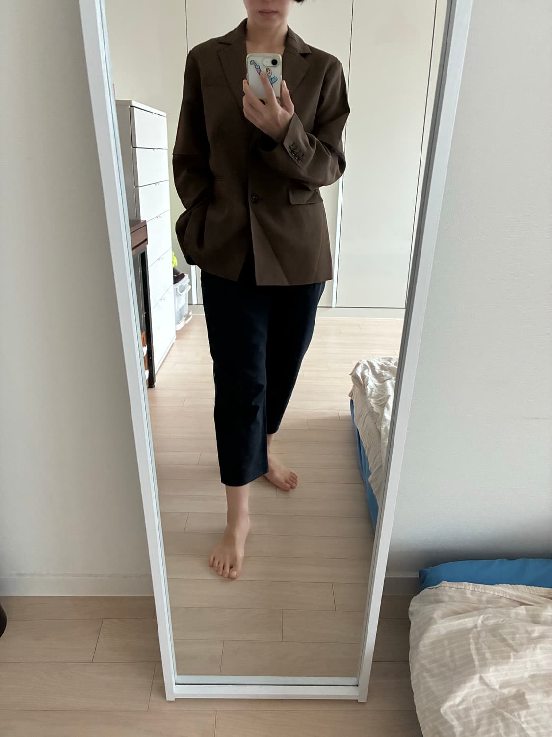 맥킨토시 필로소피 네이비 크롭 트라우저 사이즈36 상품이미지7