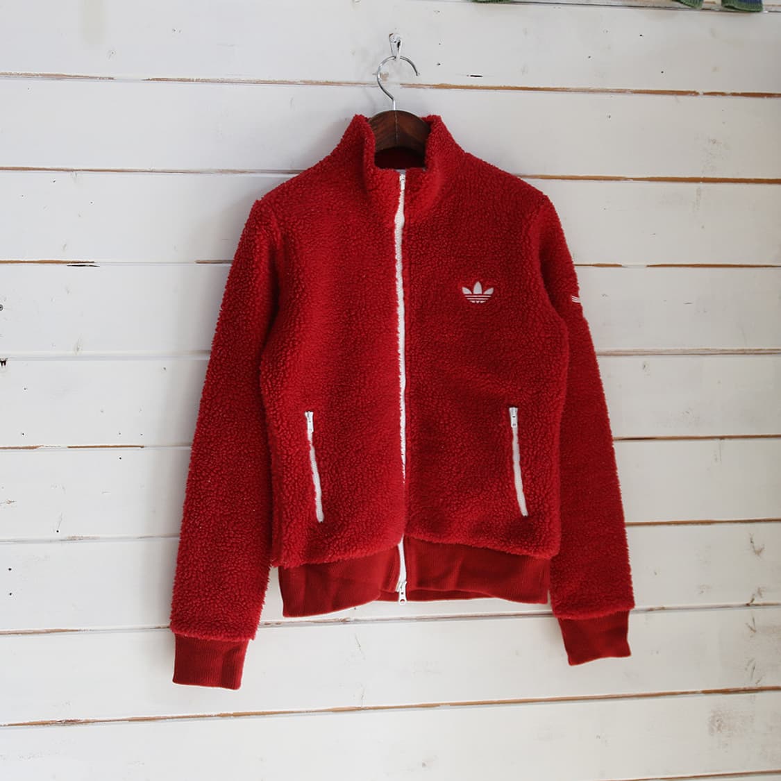 아디다스 양털 후리스 자켓 (여성용 S) 상품이미지2