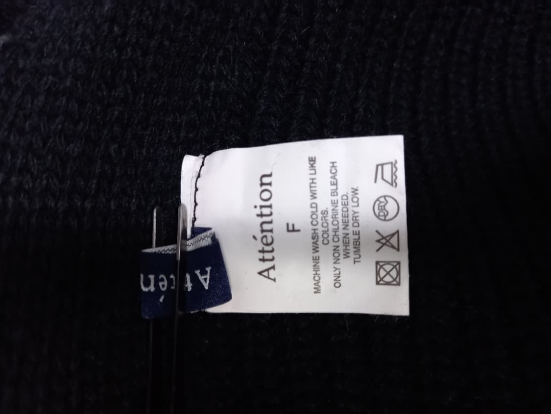 어텐션 춘추동 하이넥 모 골지 루즈박시핏 베스트 F 33-77 상품이미지10