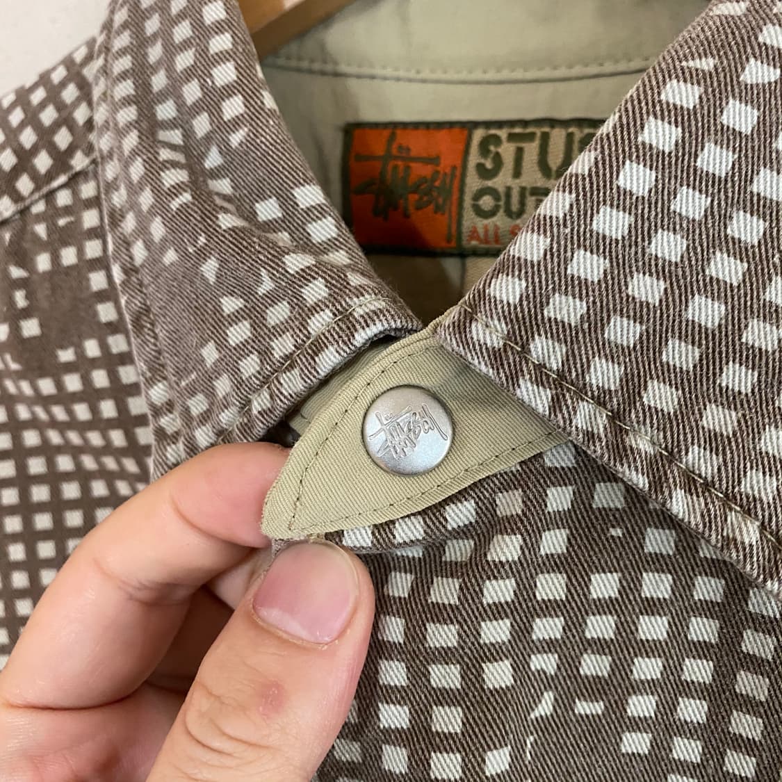 (M) stussy 스투시 아웃도어 밀리터리 셔츠 상품이미지3