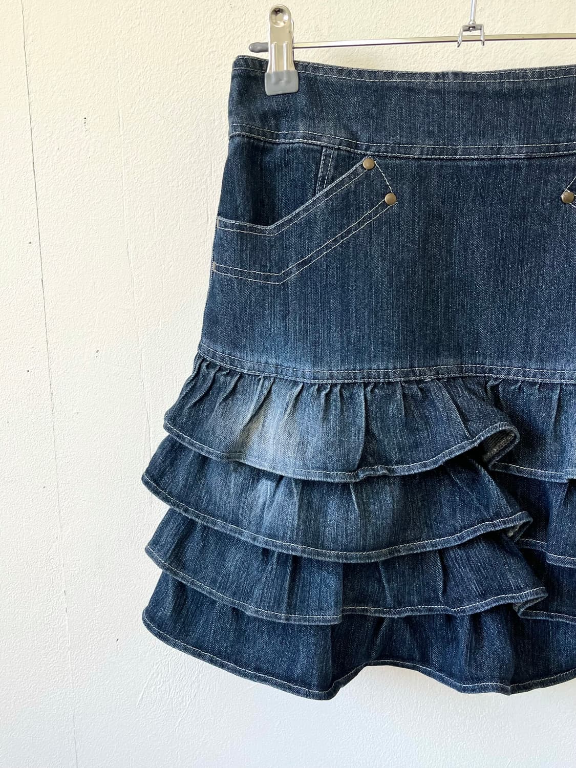 L’EST ROSE 데님 미니스커트 상품이미지2