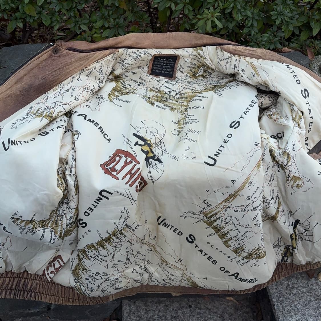 아비렉스 Avirex 타입 G-1 빈티지 플라이트 레더 자켓 상품이미지8