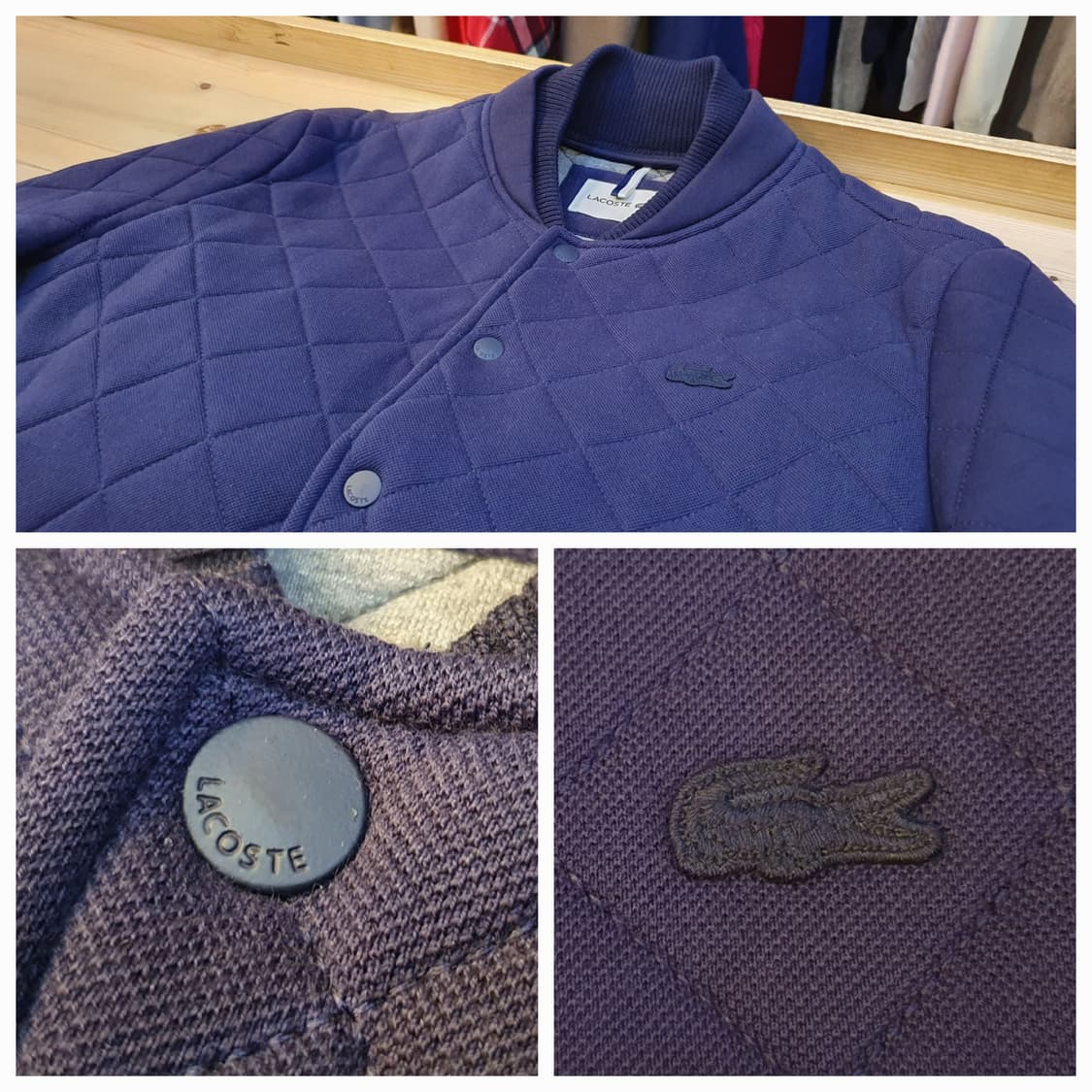 100.라코스테 퀼팅 점퍼 상품이미지3