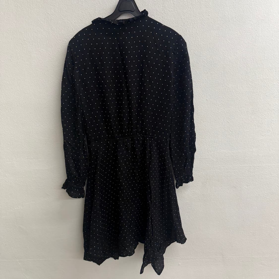 Paris 끌로디피에로 블랙 도트 원피스 36 상품이미지5
