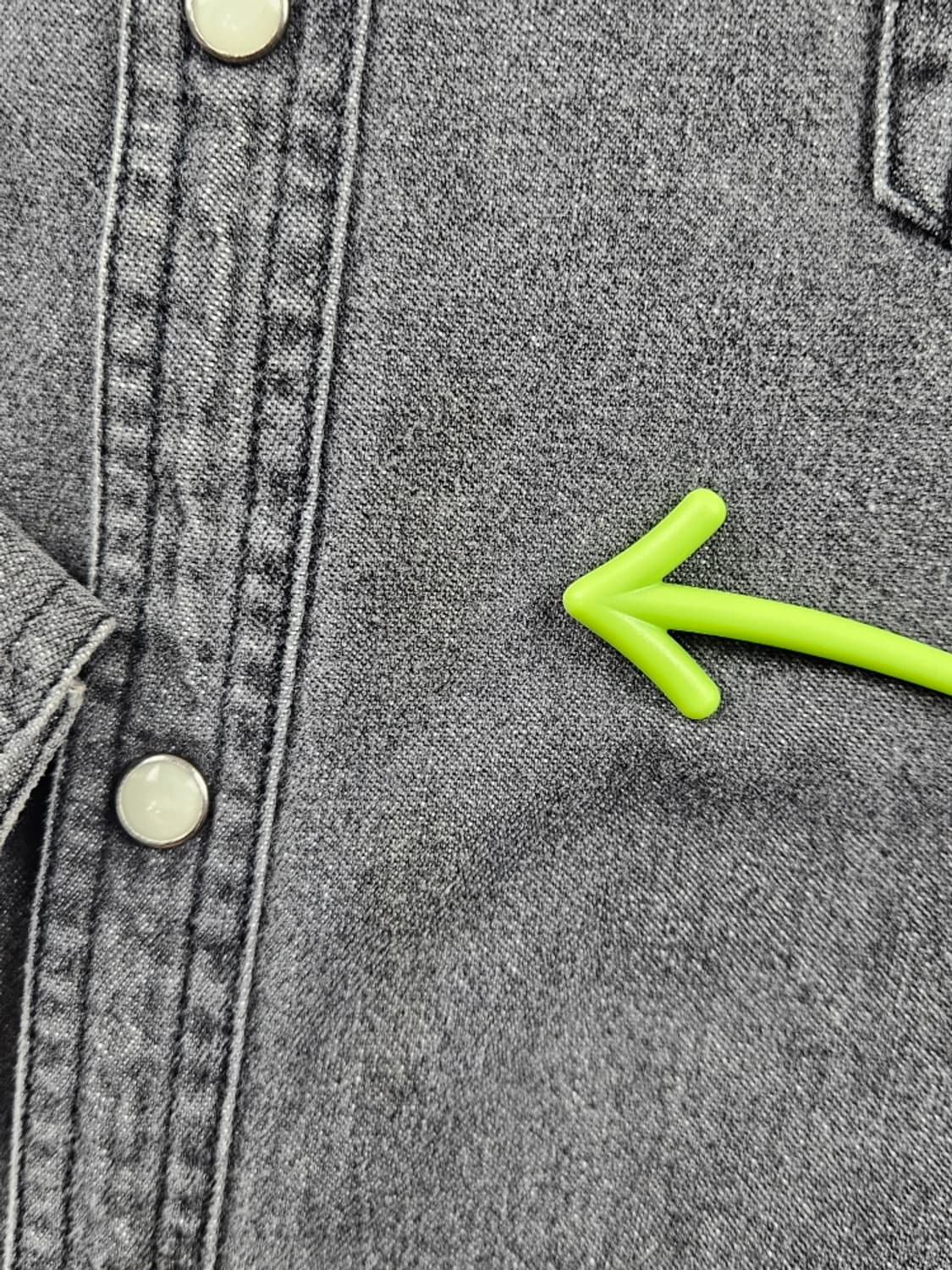 할리데이비슨 포켓 블랙 데님 바이커 셔츠 ( 2XL ) / 9374 상품이미지7