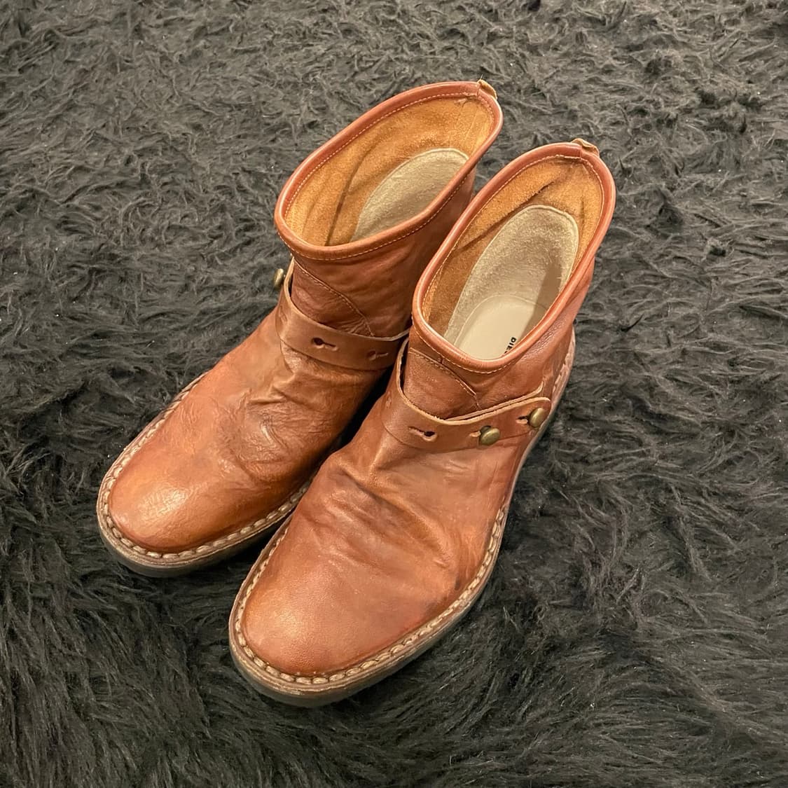 디젤 레더 앵클 부츠 상품이미지2