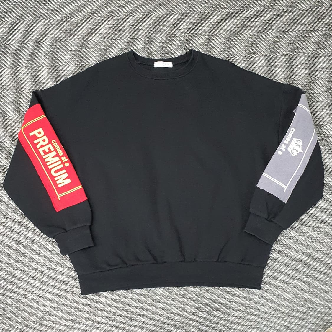 멋진 오버핏 기모 맨투맨 남자105 상품이미지1