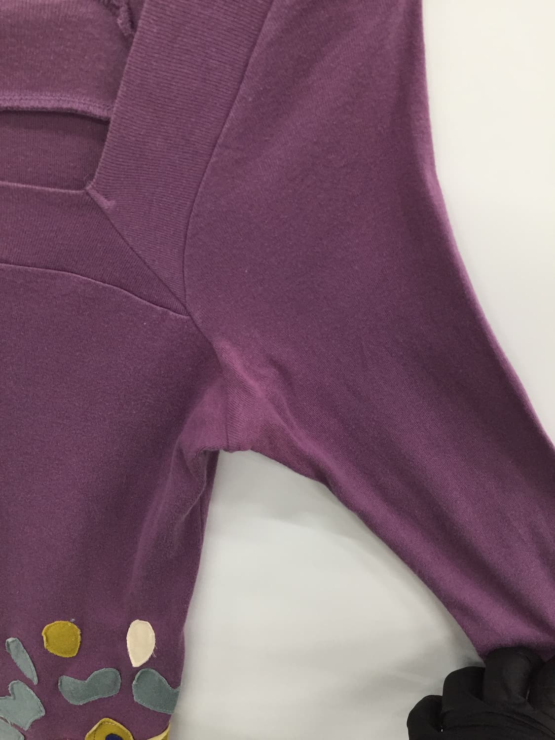 'Jocomomola' Purple Flower Applique Top 상품이미지9
