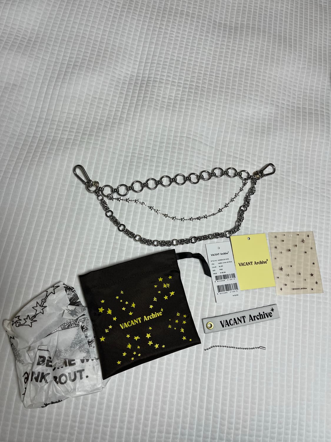 [OS] 베이컨트 아카이브 실버 스타 키링 체인 상품이미지4