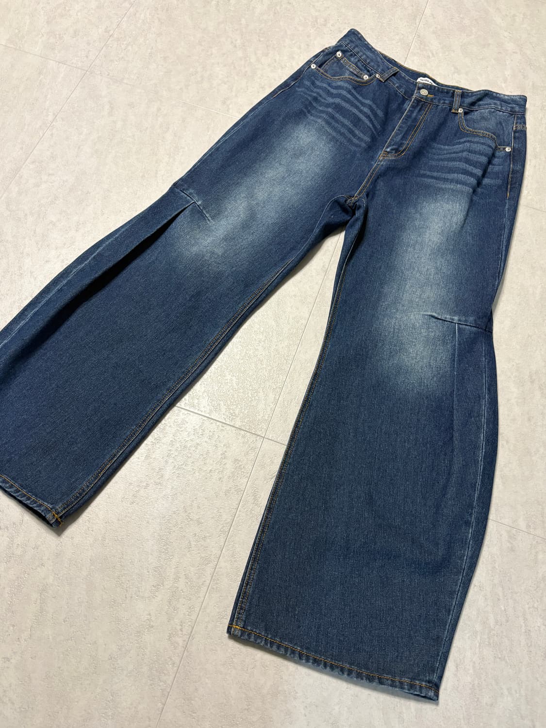 헤더헬렌 데님팬츠 Burst a balloon denim pants 상품이미지3