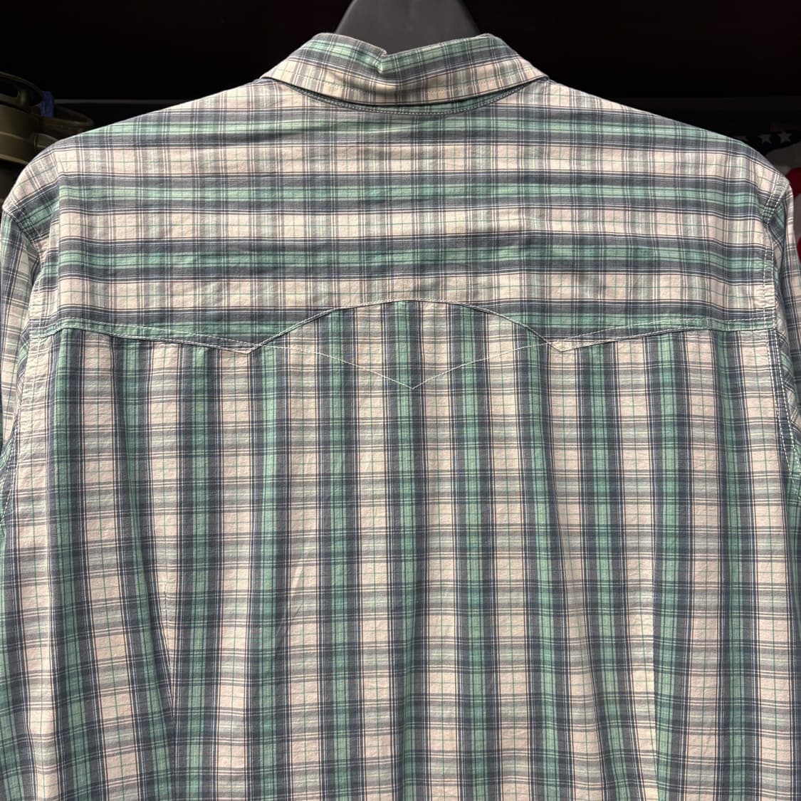 00s 리바이스 레트로 무드 플래드 체크 웨스턴셔츠 N597 상품이미지7