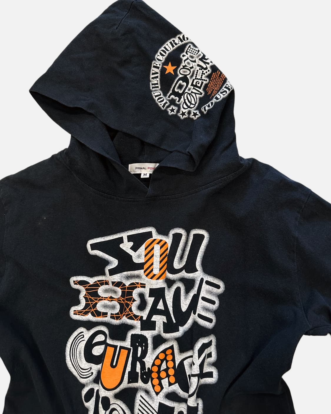 lettering printing hood t-shirt 상품이미지2