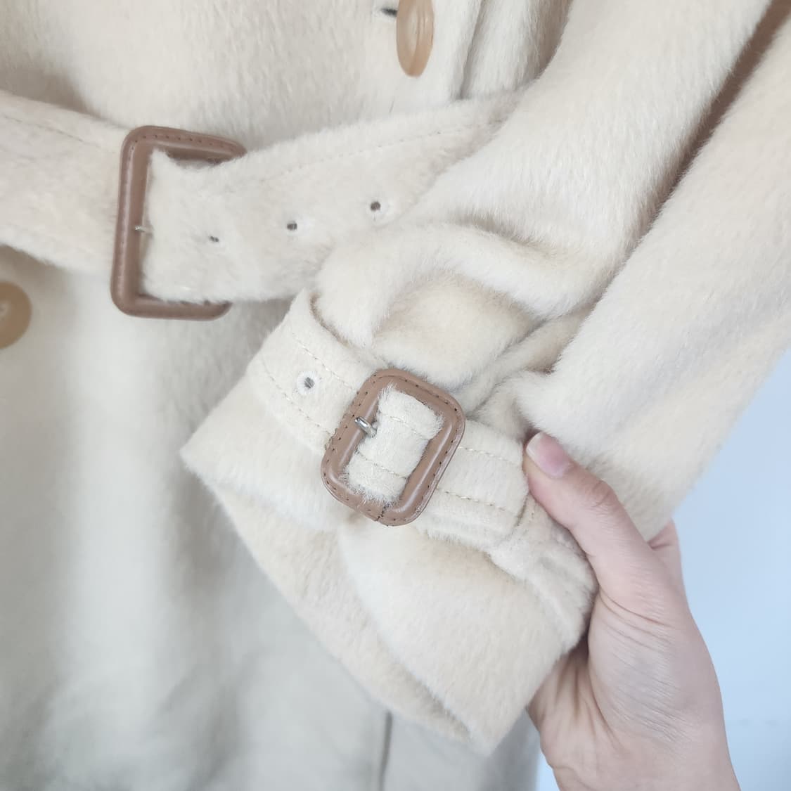 SJSJ 아이보리 코트 상품이미지4