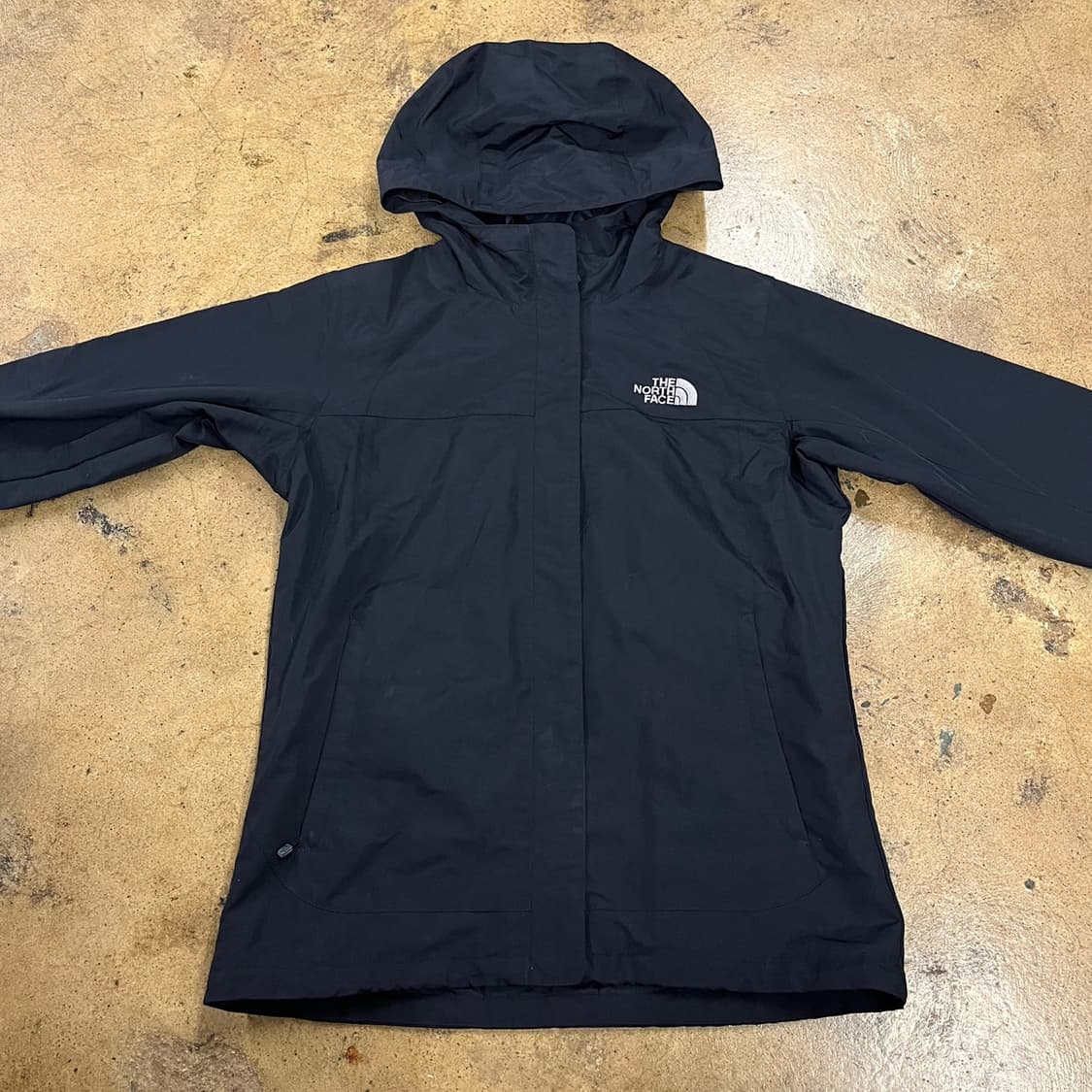 [정품/M] 노스페이스 블랙 후드 바람막이 자켓 b10 상품이미지3