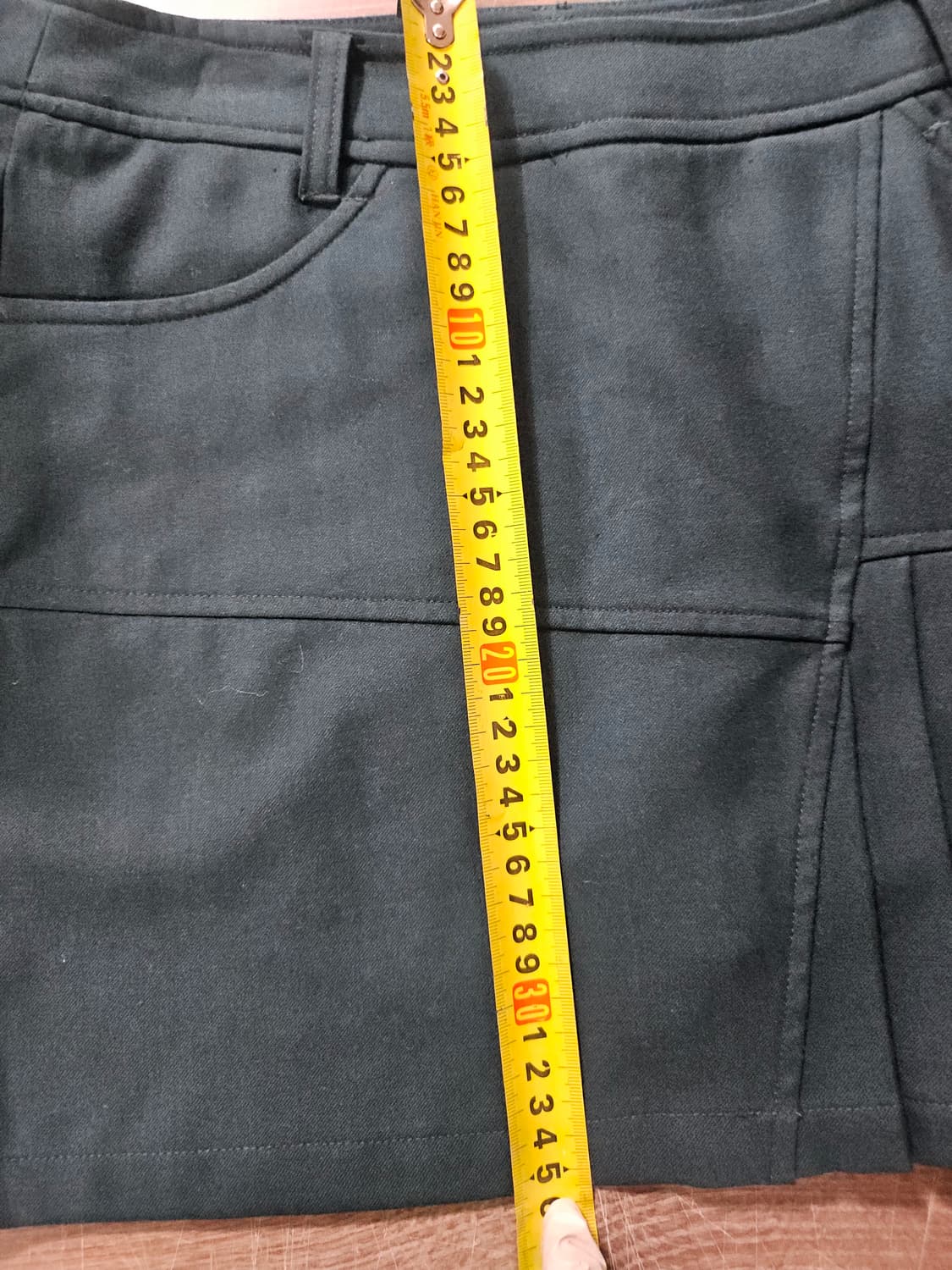 마스터바니 청녹 플리츠 미니스커트 1 상품이미지8