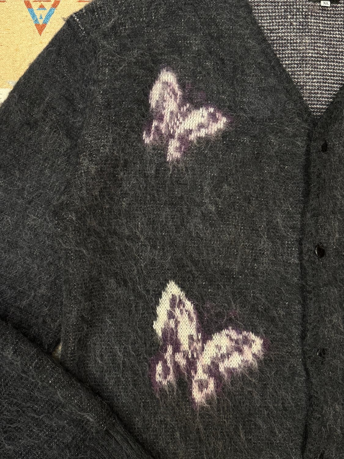 [XL] 니들스 빠삐옹 모헤어 가디건 차콜 상품이미지4