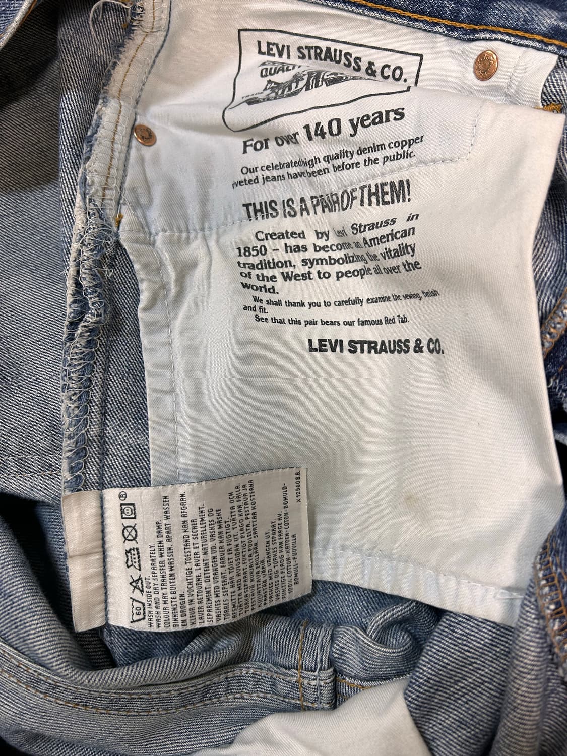 00‘s levis 리바이스 517 영국 생산 상품이미지4