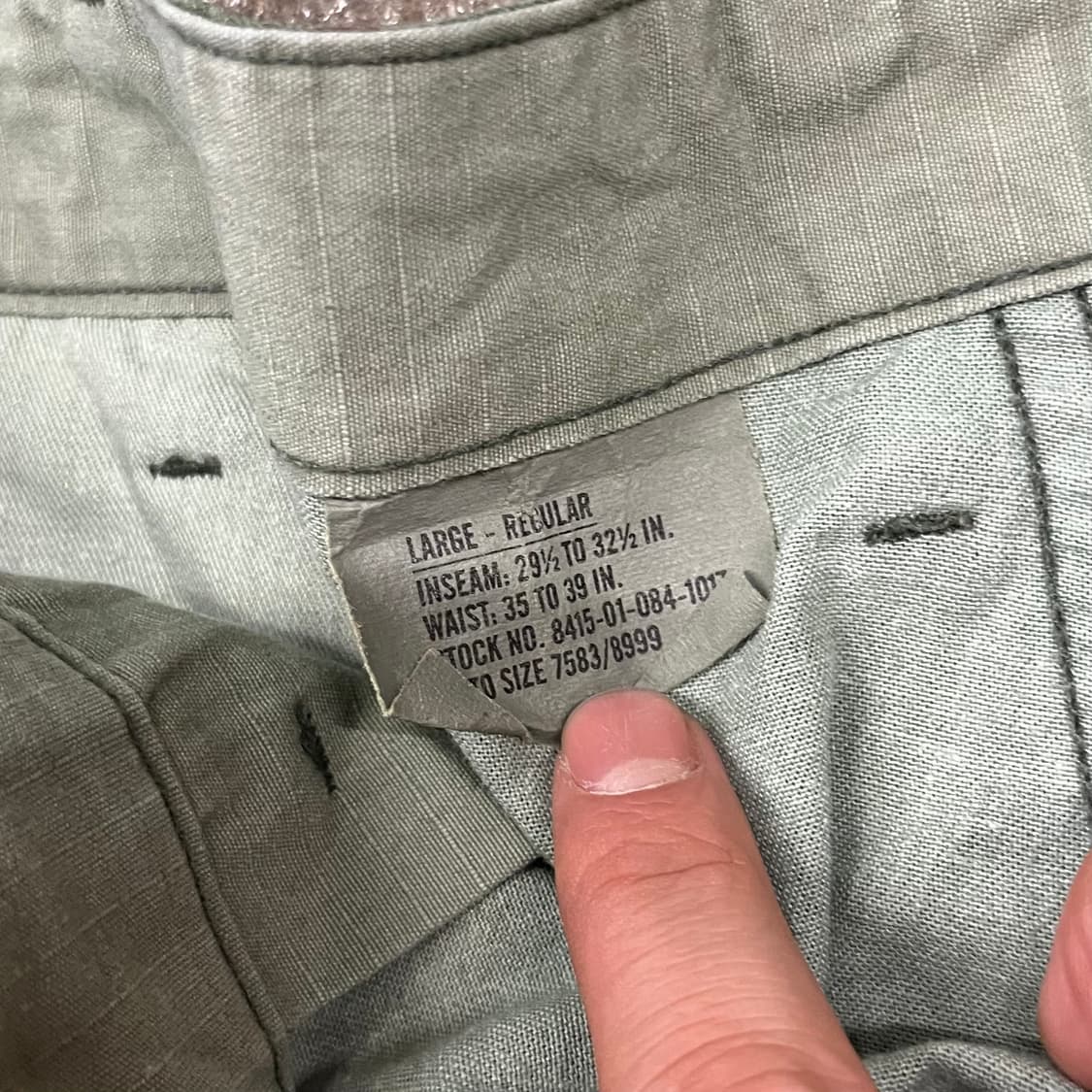 미군 우드랜드 BDU 팬츠 (~38“) 상품이미지5