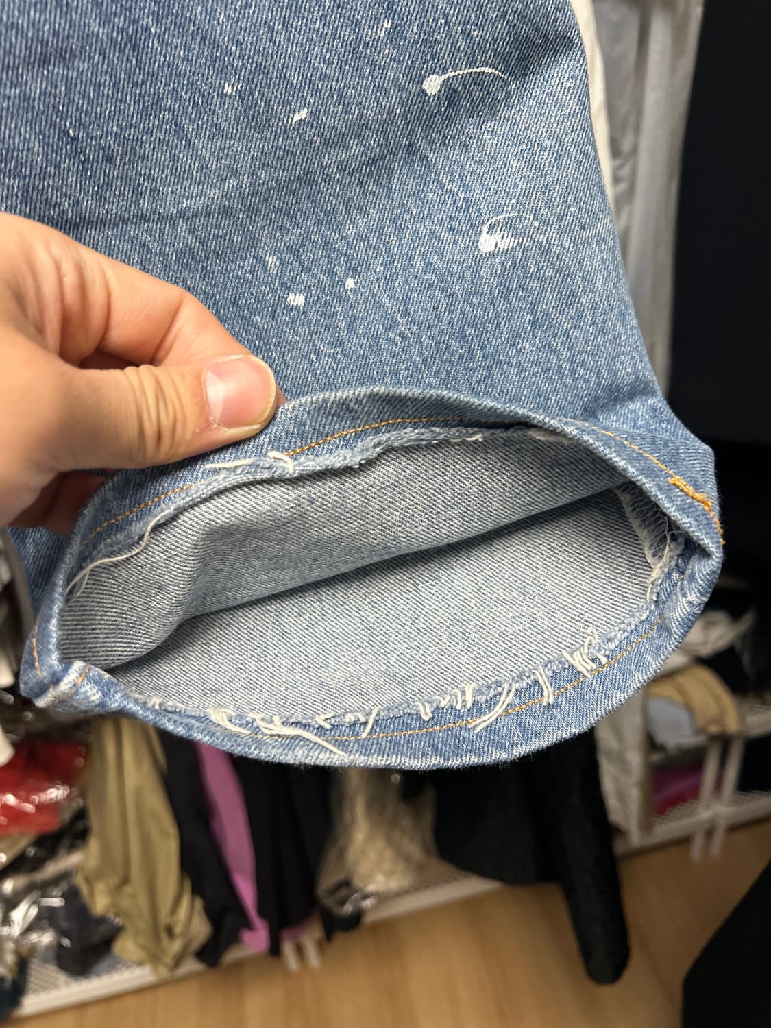 INNOCENCE NYC 이노센스NYC 자수 리메이크데님 팬츠 33 상품이미지9