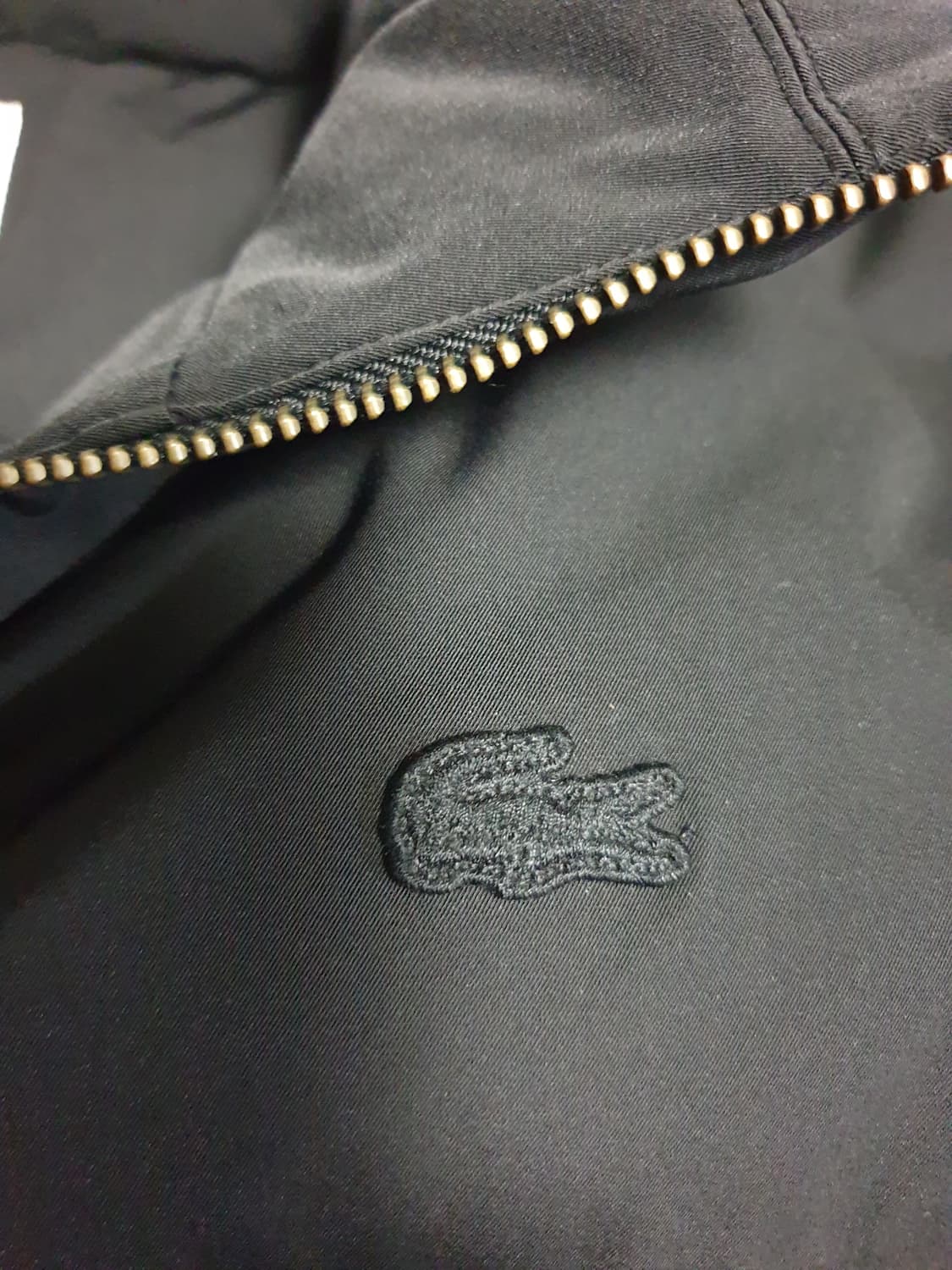 (23FW) 라코스테 하이넥 구스다운 숏 파카 블랙 (M) BH850E 상품이미지2