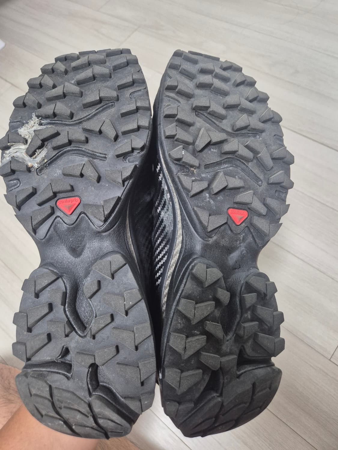 살로몬 x MM6 메종 마르지엘라 XT-4 뮬 블랙 280 상품이미지6