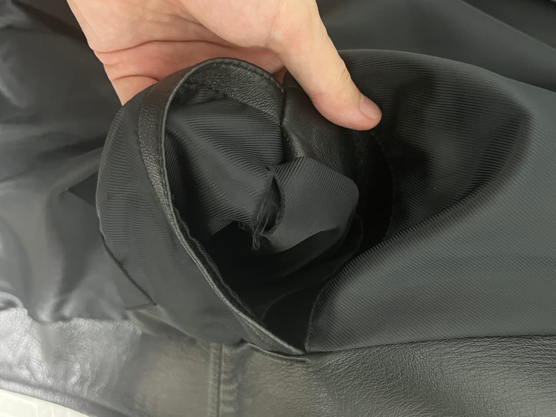 도프제이슨 오버핏 램스킨 봄버 점퍼 M 상품이미지5