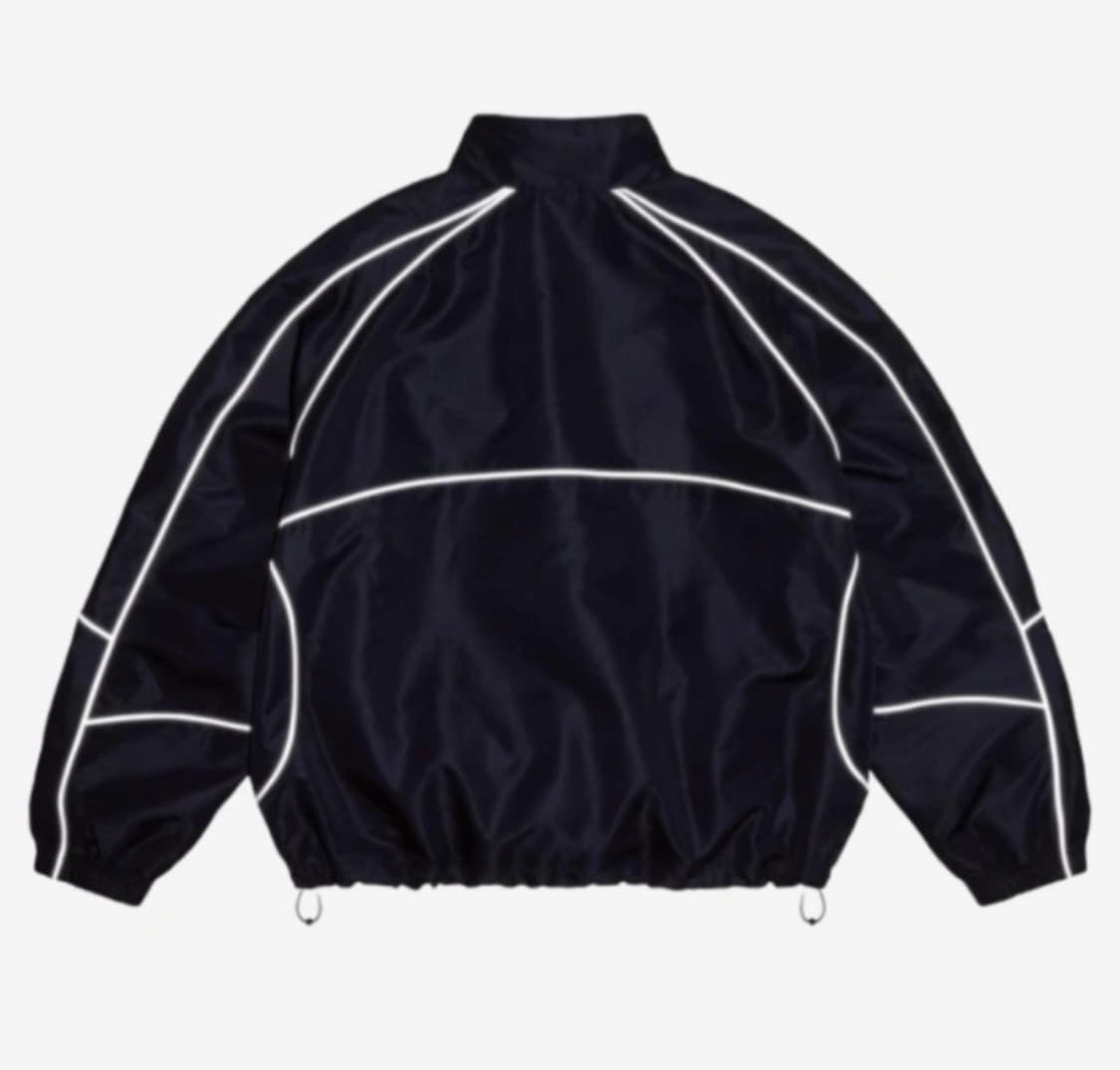 텍있는새상품) 슈프림 리플렉티브 파이핑 풀오버 네이비 S사이즈 24FW 상품이미지5