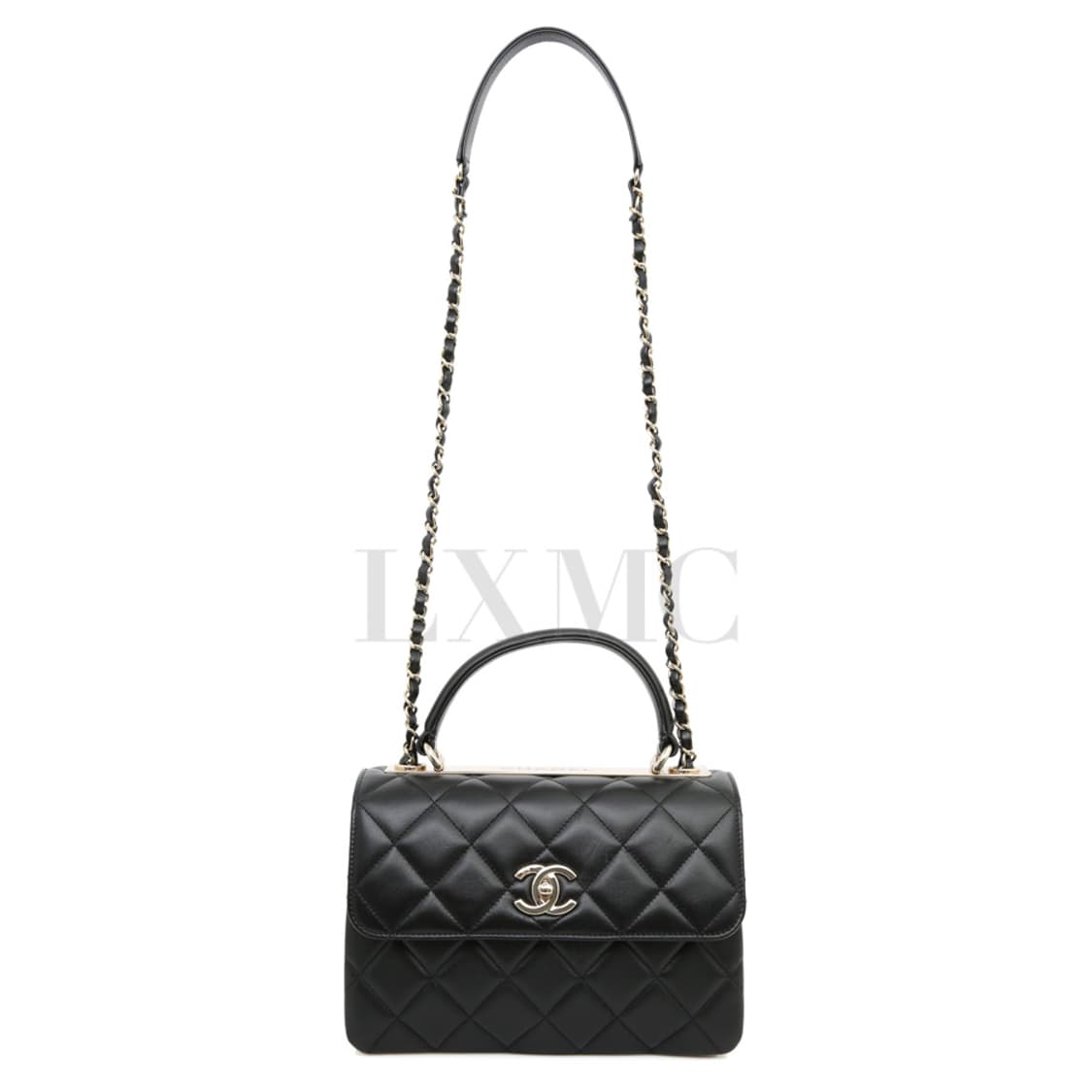 샤넬 트렌디 블랙 체인 숄더 CC 탑핸들 A92236 상품이미지7