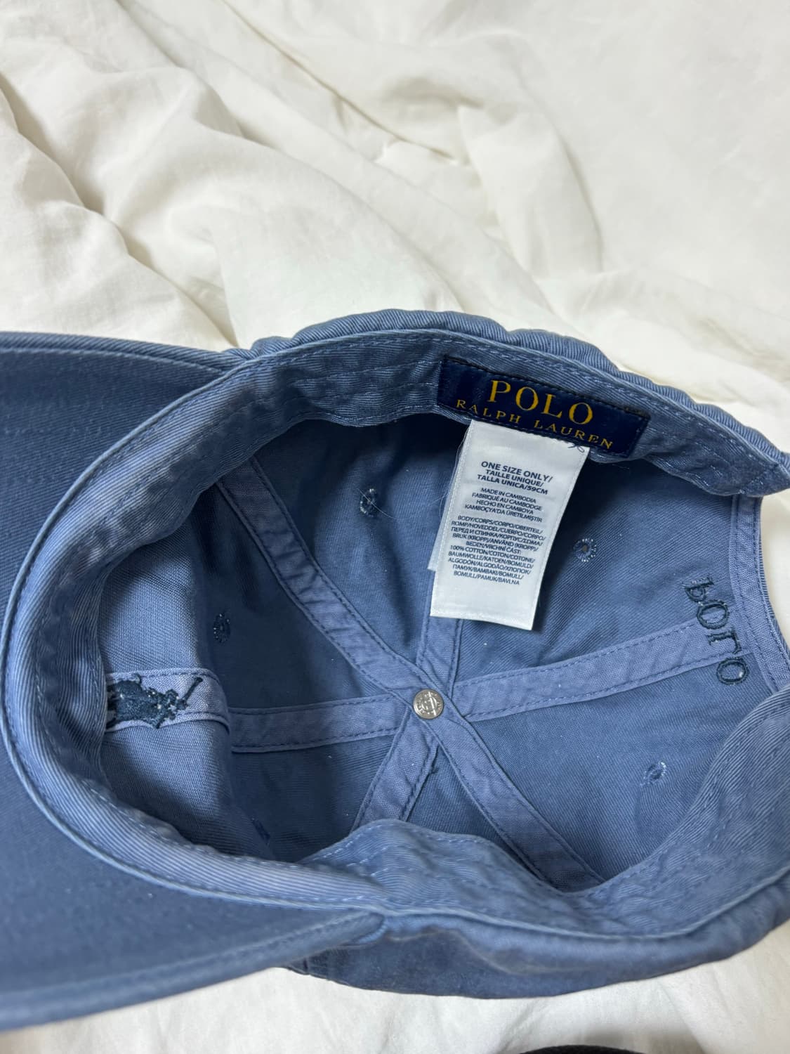 폴로 랄프로렌 블루 볼캡 상품이미지3