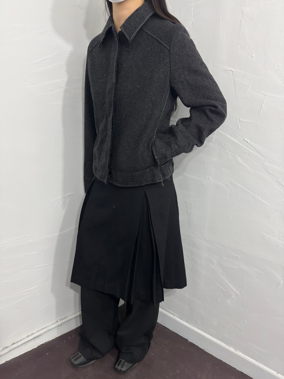 wool button jacket 상품이미지4
