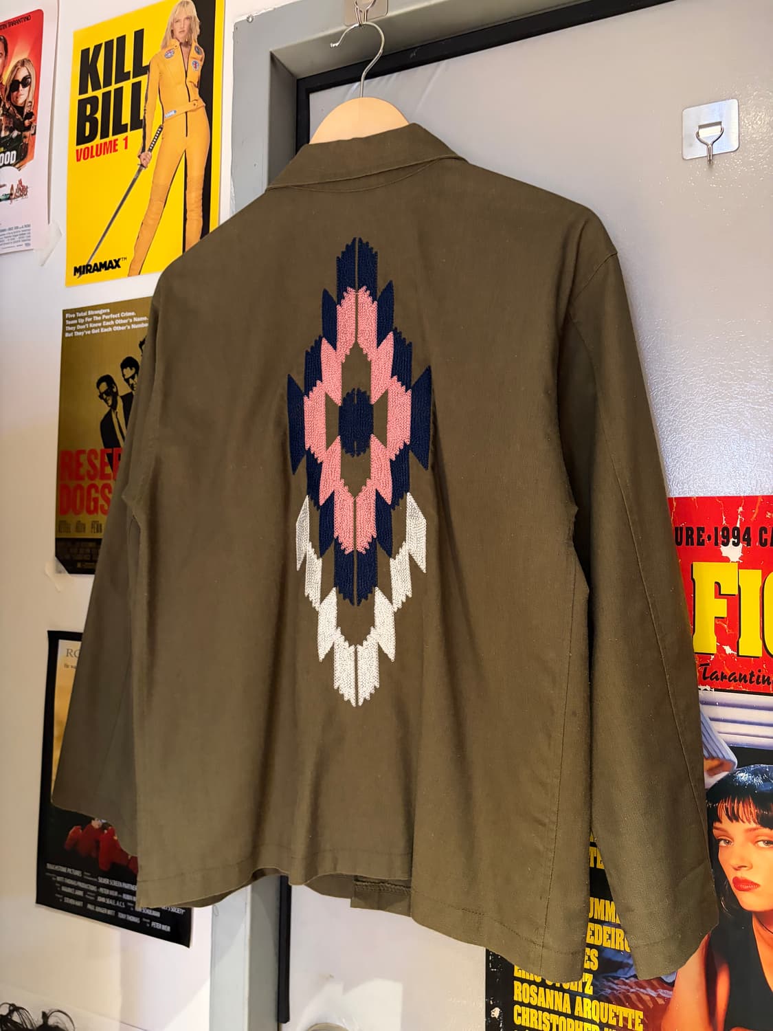 자수 워크 셔츠자켓 상품이미지5