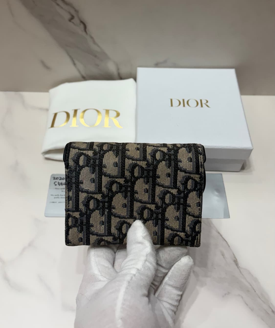 [정품] 디올 오블리크 새들 아코디언 카드지갑 상품이미지2