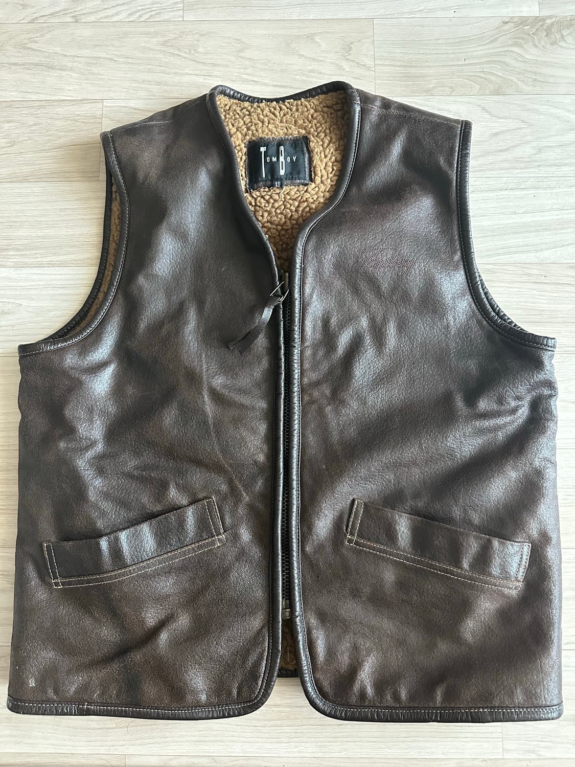 톰보이 가죽레더 베스트 상품이미지1