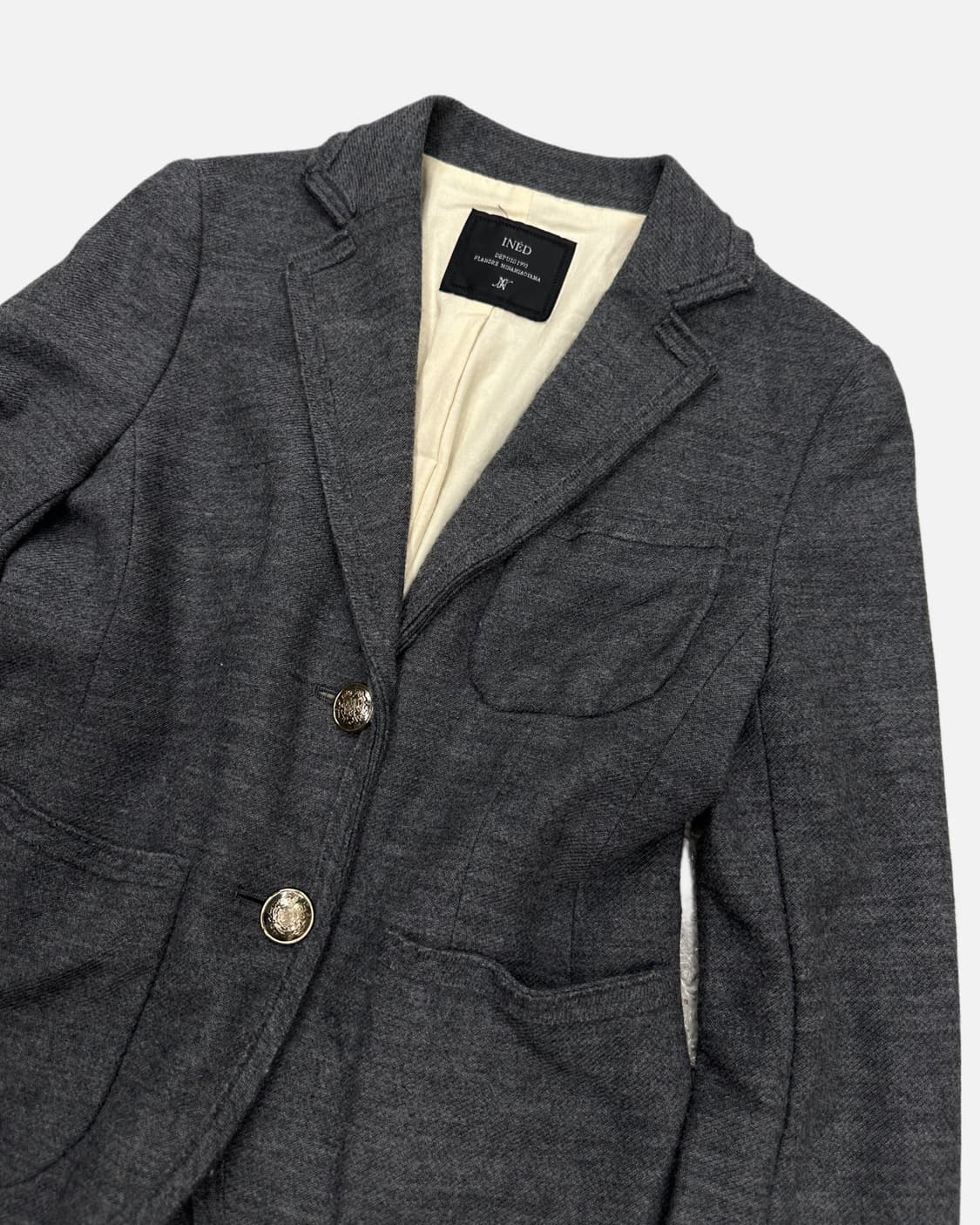 INED cutting seam pocket wool blazer 상품이미지2