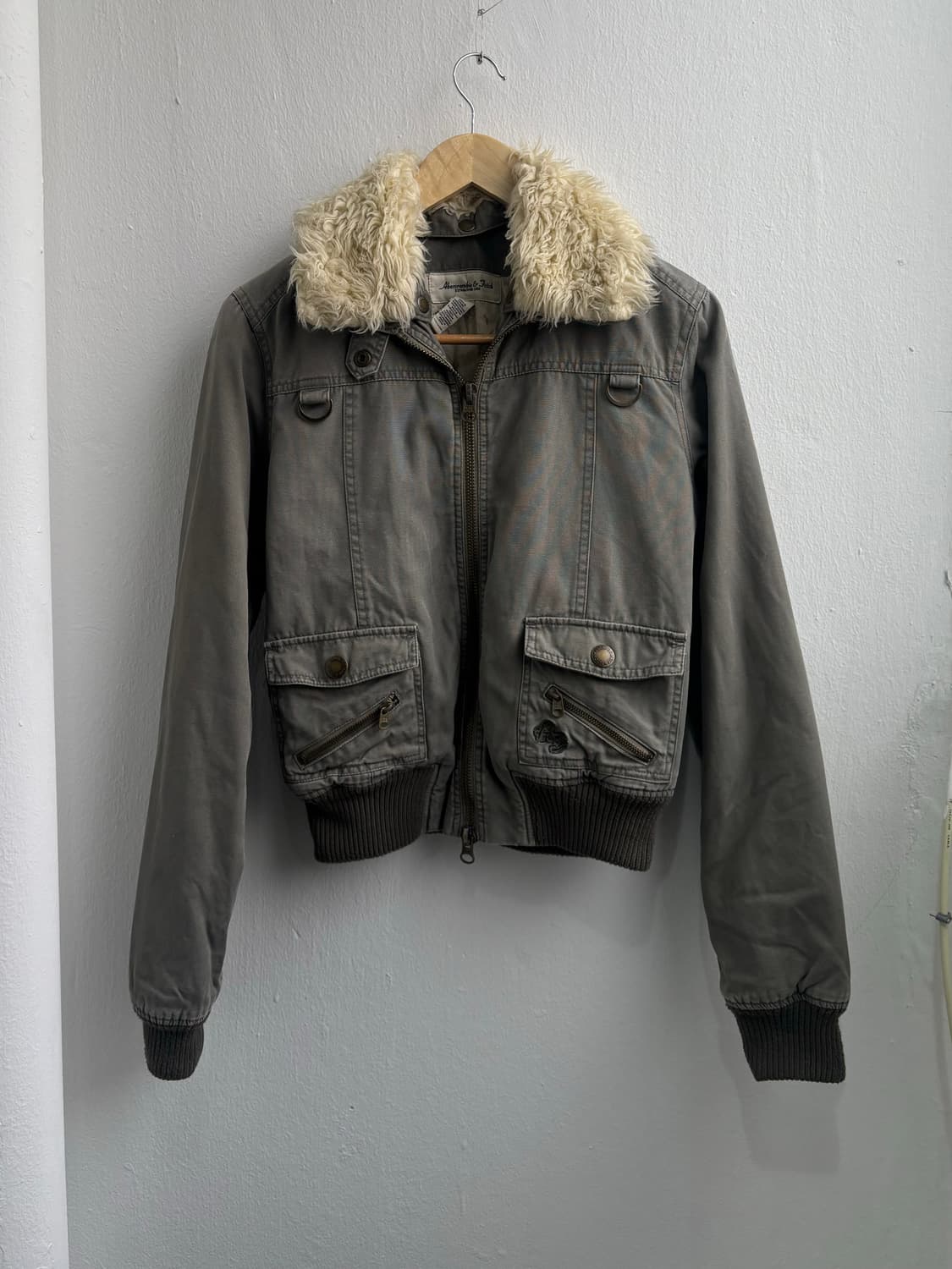 Abercrombie Vintage Fur Collar Jacket 상품이미지1