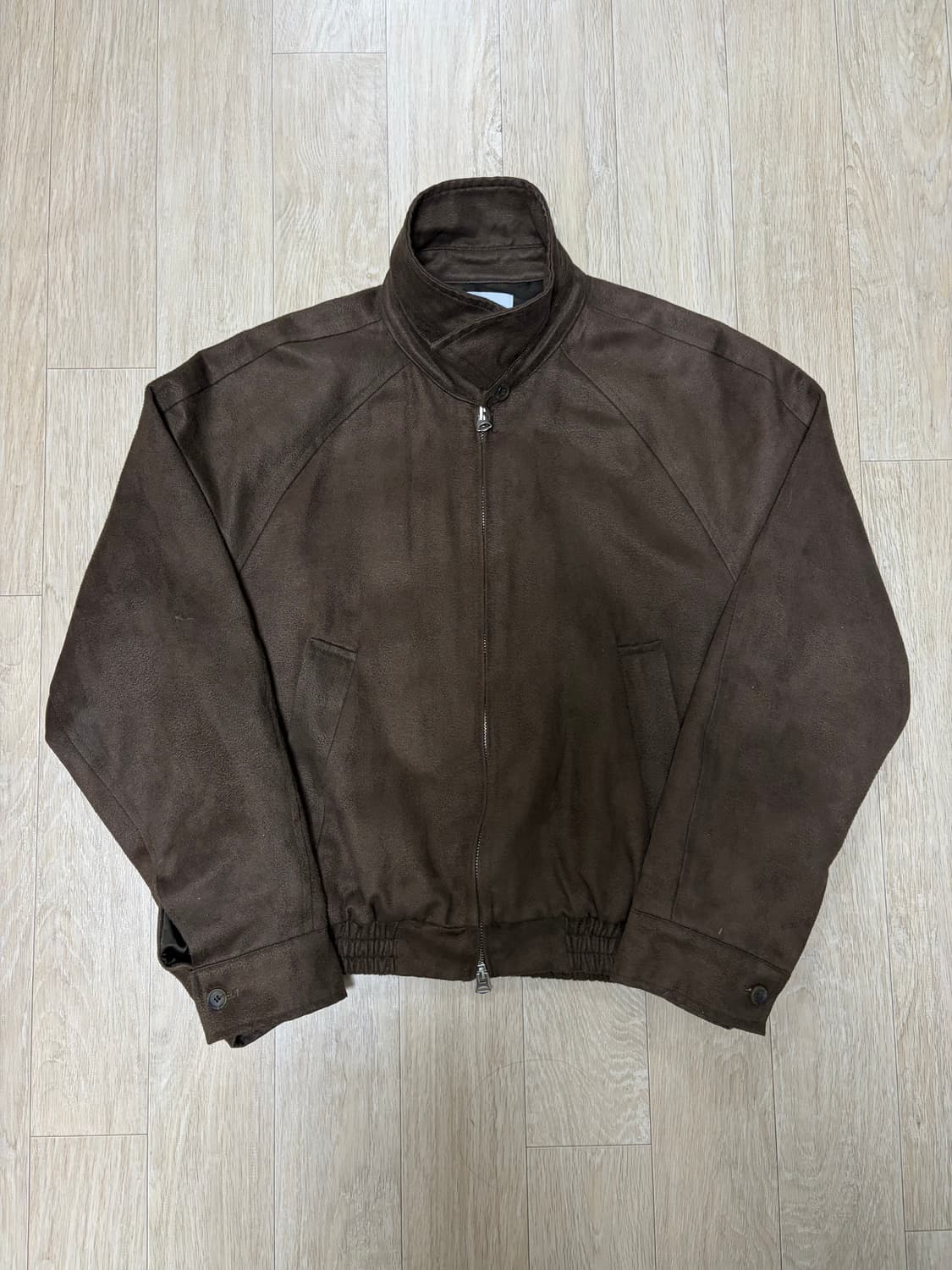 poszer 스웨이드 해링턴 자켓 (브라운) 상품이미지2