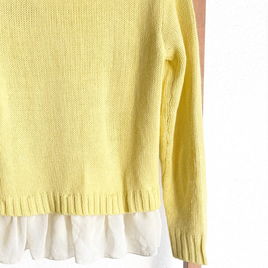소프트 레몬 케이블 니트 상품이미지10