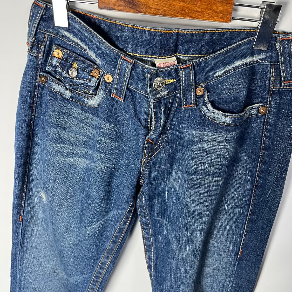 [True Religion] 트루릴리전 조이 데미지 데님팬츠 상품이미지3