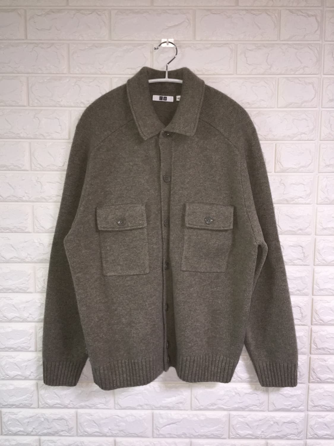 유니클로U uniqlo u 램스울 니트 자켓 L 상품이미지1